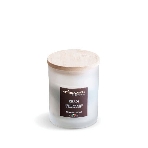 Nature Candle NATURE CANDLE LINEA ATELIER - CANDELA 200g KHADI - LEGNO DI GUAIACO E CARDAMOMO