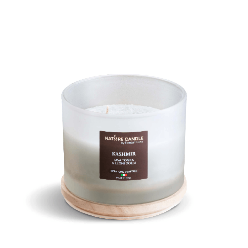 Nature Candle NATURE CANDLE LINEA ATELIER - CANDELA 380g KASHMIR - FAVA TONKA E LEGNI DOLCI