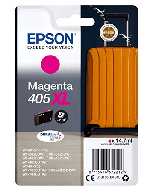 EPSON Cartucce di inchiostro Epson Magenta serie 405XL Epson Singlepack Magenta 405XL DURABrite Ultra Ink