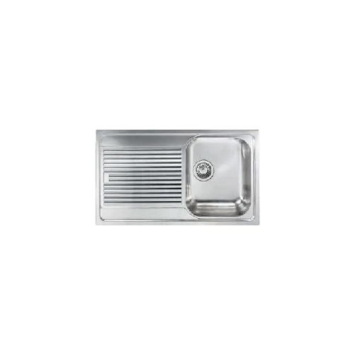 CM Zenith 86 x 50 1V Lavello ad incasso Rettangolare Acciaio inossidabile CM Zenith 86 x 50 1V Lavello ad incasso Rettangolare Acciaio inox