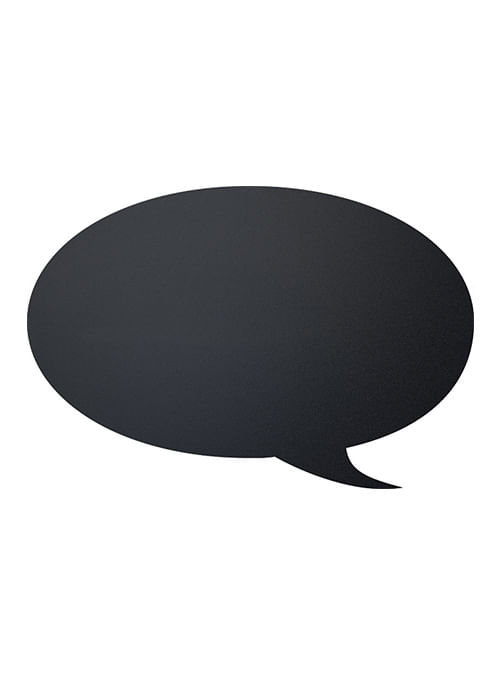 Securit Bubble lavagna e accessori Nero Resina, Velcro, Legno