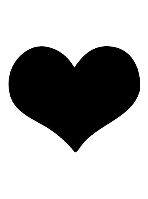 Securit FB-HEART lavagna e accessori Nero Melammina, Resina, Velcro