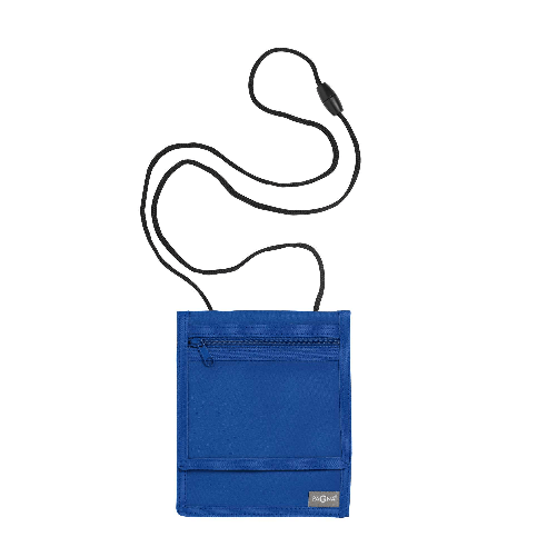 PAGNA Portadocumenti da collo XL Blu Basic Pagna 99508-06 borsa e tracolla Nylon Blu