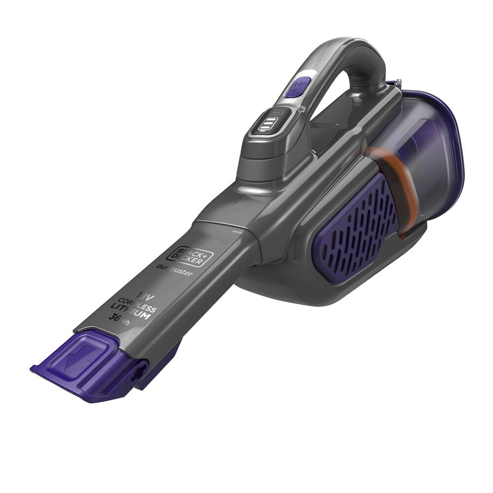 Black & Decker Black+Decker BHHV520BFP Aspiratore Portatile senza Sacchetto Capacita' 0 Black & Decker BHHV520BFP aspirapolvere senza filo Nero, Viola