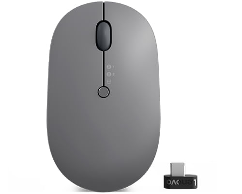 Lenovo Go Wireless Multi Device mouse Ambidestro RF Wireless + Bluetooth + USB Type-A Ottico 2400 DPI