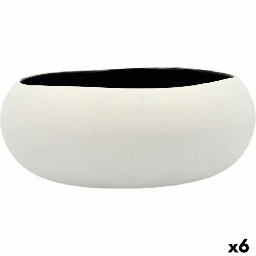 Piatto Fondo Ariane Organic Ceramica Nero 16 cm (6 Unità)