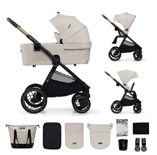 Kinderkraft DUO Passeggino Carrozzina e Borsa NEA 2 SOFT BEIGE