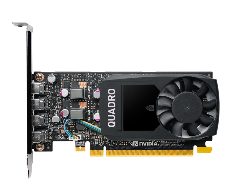 PNY VCQP1000V2-SB scheda video NVIDIA Quadro P1000 V2 4 GB GDDR5