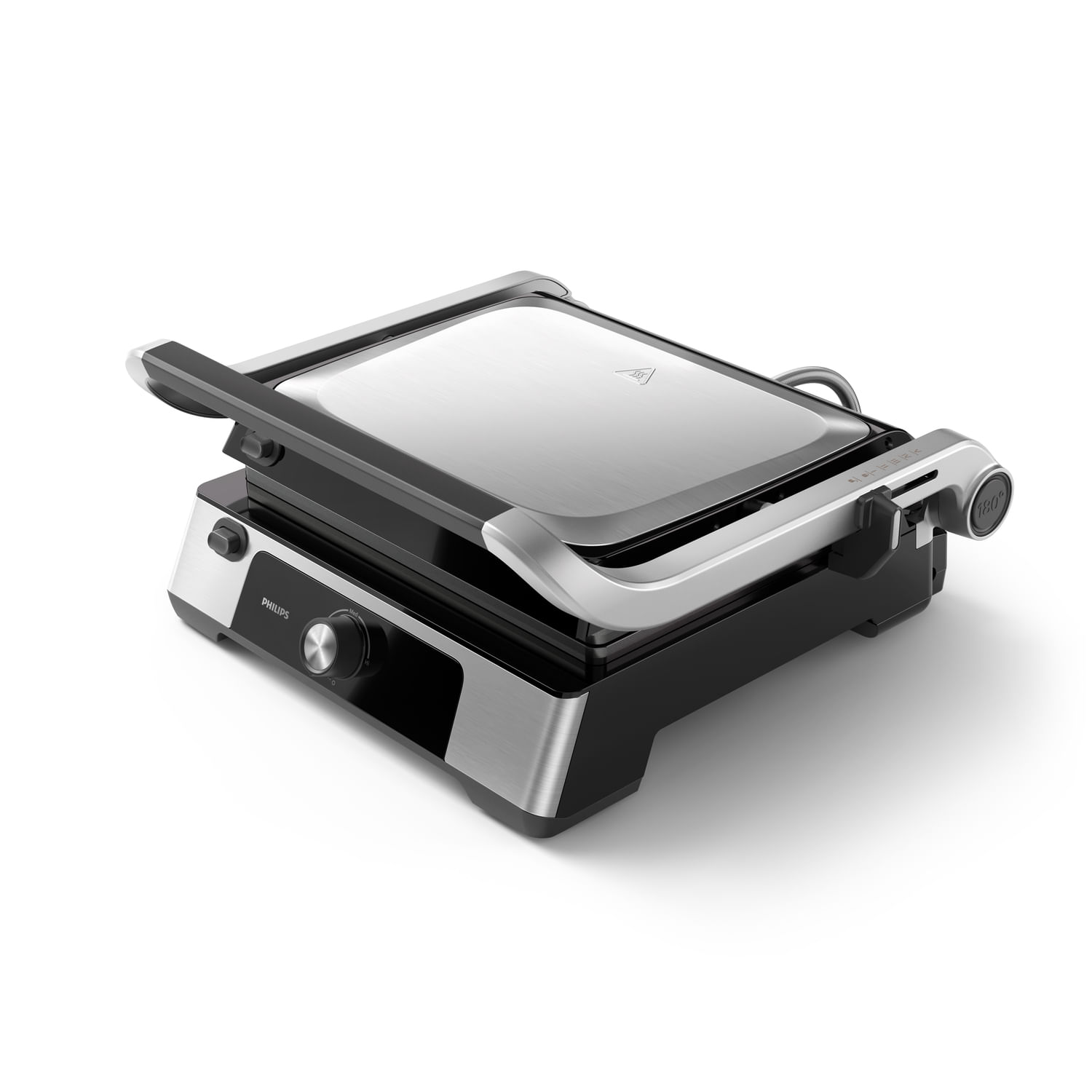 Philips Ped Philips 5000 series Grill elettrico bistecchiera, 2200W, Apertura 180°, Piastre rimovibili HD6301/90 Philips 5000 series Grill a contatto