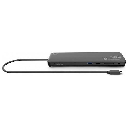 Urban Factory TCD45UF replicatore di porte e docking station per laptop Cablato USB 3.2 Gen 1 (3.1 Gen 1) Type-C Nero