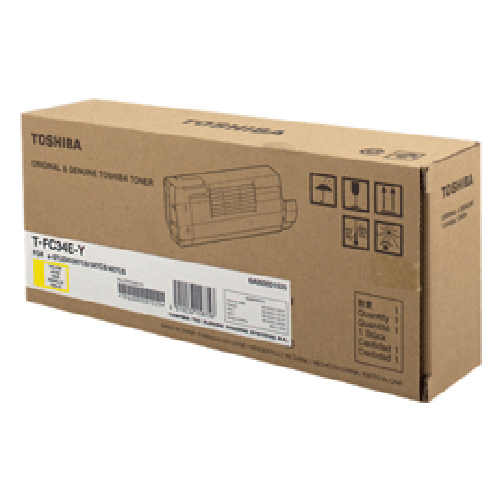 Toshiba Dynabook T-FC34EY cartuccia toner 1 pz Originale Giallo TOSHIBA Toner T-FC34EY TONER YELLOW (CARTRIDGE) per e-STUDIO 287-347-407CS durata 115