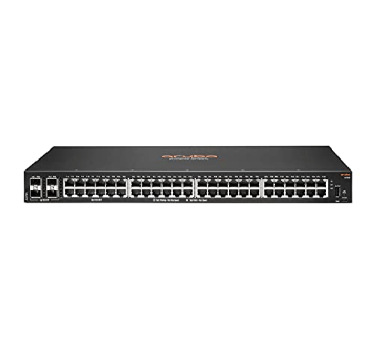 HP Enterprise Aruba 6100 48G 4SFP+ Switch L3 Gestito 48 x 10-100-1000 + 4 x 1 Gigabit HPE Aruba Networking Aruba 6100 48G 4SFP+ Gestito L3 Gigabit Eth
