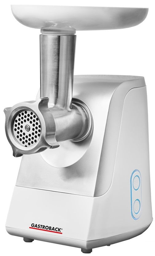 Gastroback Design Plus tritacarne 350 W Argento, Bianco