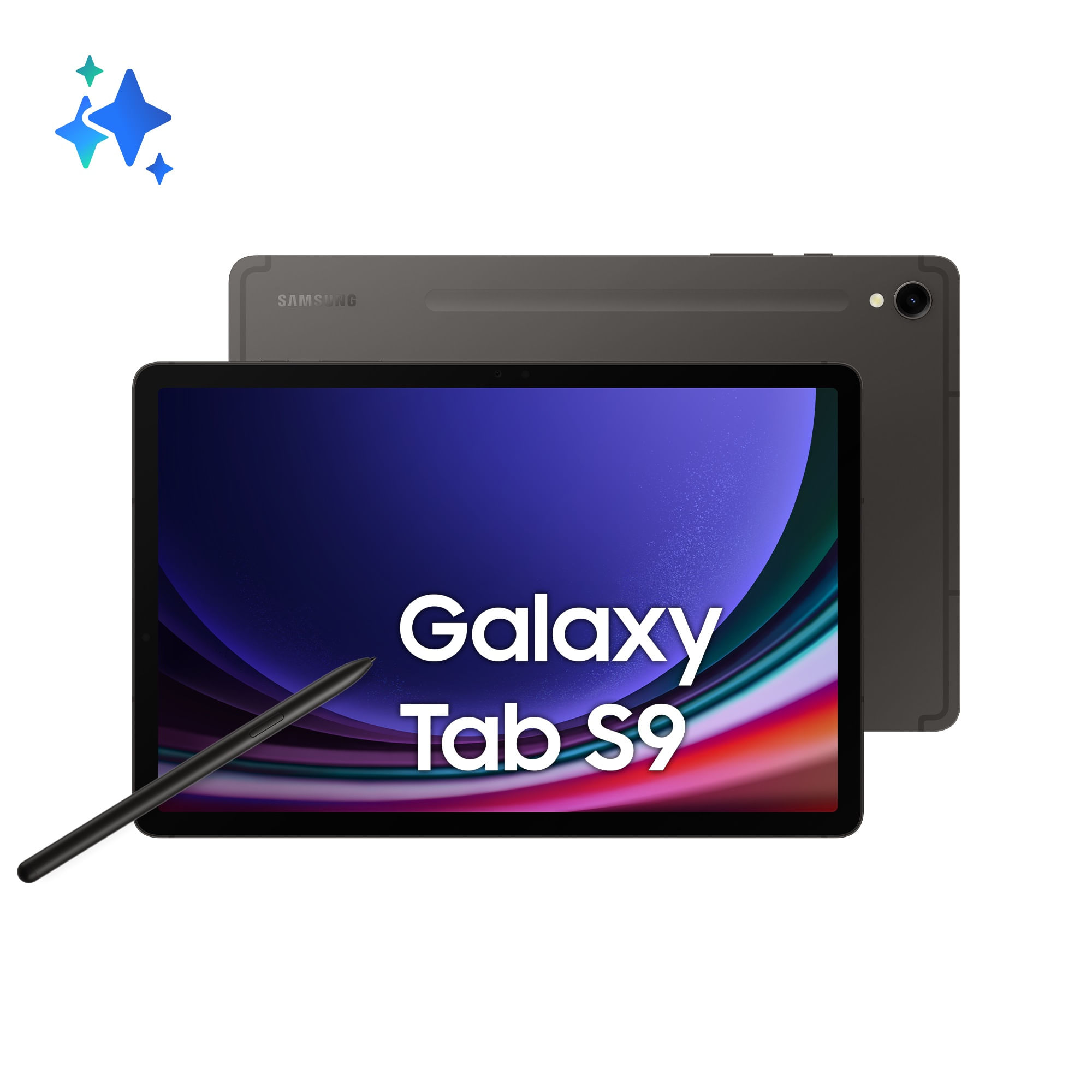 Samsung Galaxy Tab S9 Tablet AI Android 11 Pollici Dynamic AMOLED 2X 5G RAM 12 GB 256 GB Tablet Android 13 Graphite