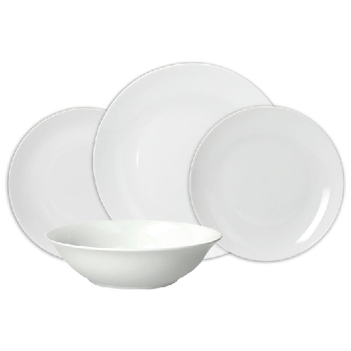 Tognana Servizio da Tavola 19 Pezzi Metropolis Bianco