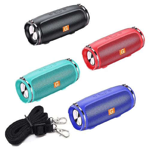 Trade Shop Traesio-altoparlante Bluetooth Portatile Wireless Con Cinghia Radio Suono Hifi A 360° Usb -