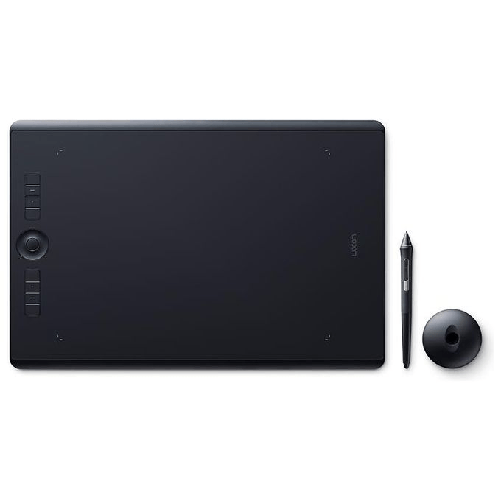 Wacom Intuos Pro tavoletta grafica Nero 5080 lpi (linee per pollice) 311 x 216 mm USB-Bluetooth Wacom Intuos Pro tavoletta grafica Nero 5080 lpi (line