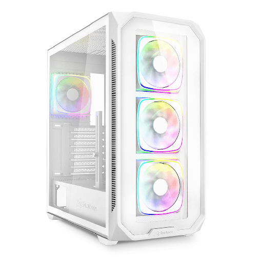 Sharkoon AK5G RGB Midi Tower Bianco Sharkoon Case Ak5G Rgb Atx White
