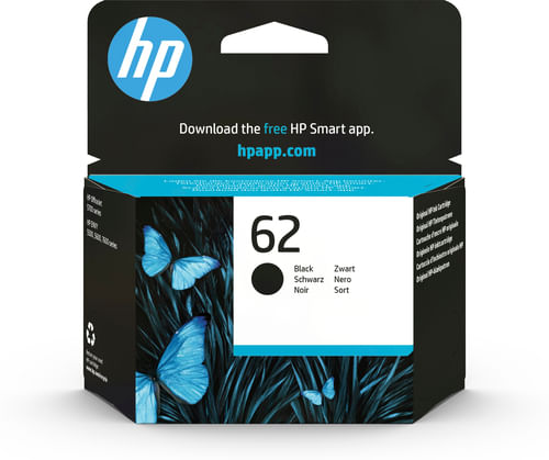 Hp Cartuccia d'Inchiostro Nero HP 62 C2P04AE HP Cartuccia originale inchiostro nero 62