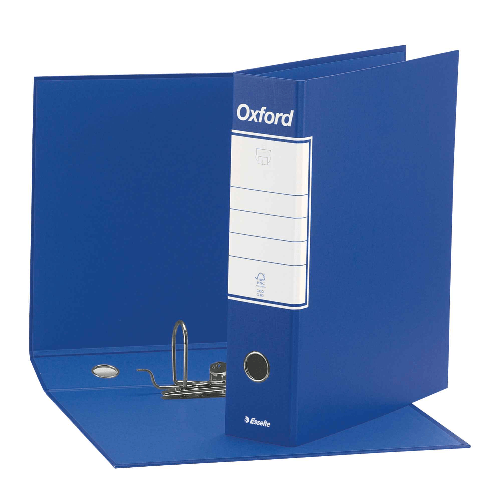 ESSELTE Registratore OXFORD G83 blu dorso 8cm f.to commerciale ESSELTE Esselte Registratori Eurofile raccoglitore ad anelli Blu