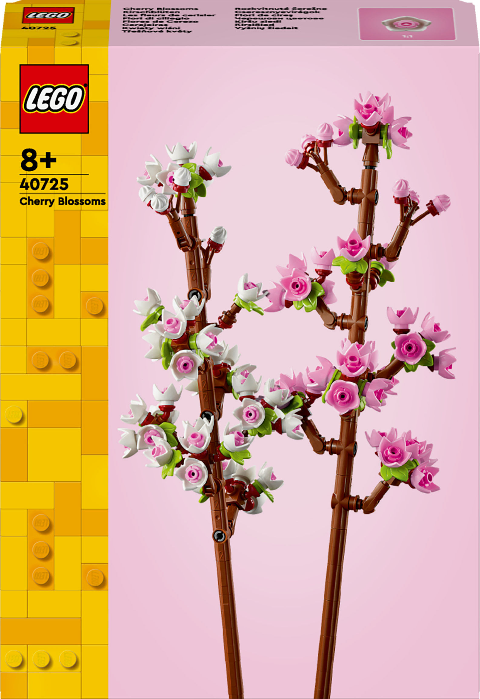 LEGO Creator 40725 Fiori di Ciliegio, Set per Adulti e Bambini 8+ Anni, Regalo per San Valentino, per Donna, Uomo LEGO Fiori di ciliegio
