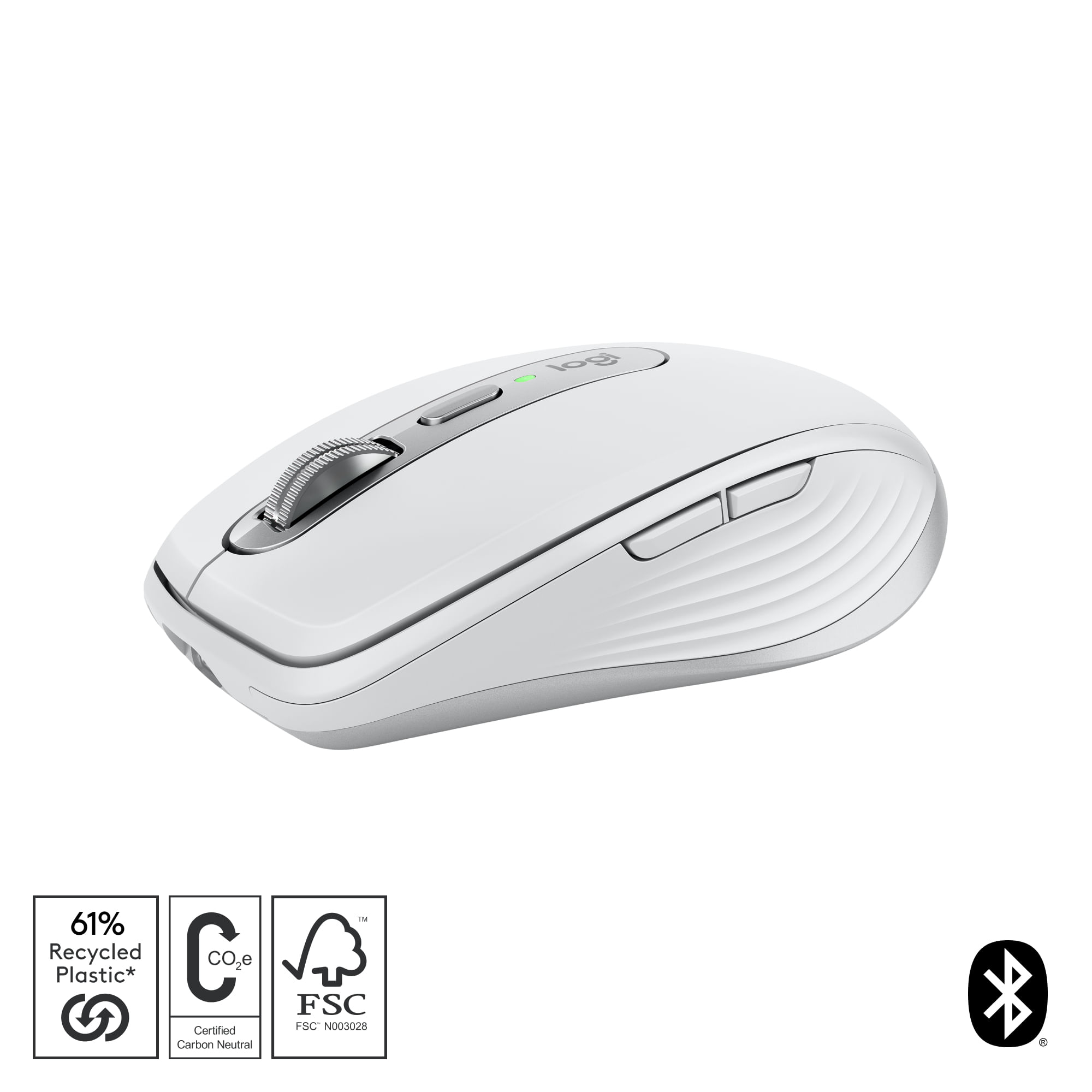 Logitech MX Anywhere 3S mouse Mano destra RF senza fili + Bluetooth Laser 8000 DPI