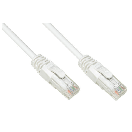 Cavo Rete Categoria 6A Non Schermato Utp Awg24 Colore Bianco Halogenfree Mt 10