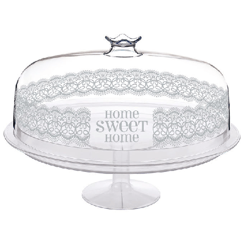 Cosmoplast Alzata con Coperchio 34 Home Sweet Home 1396