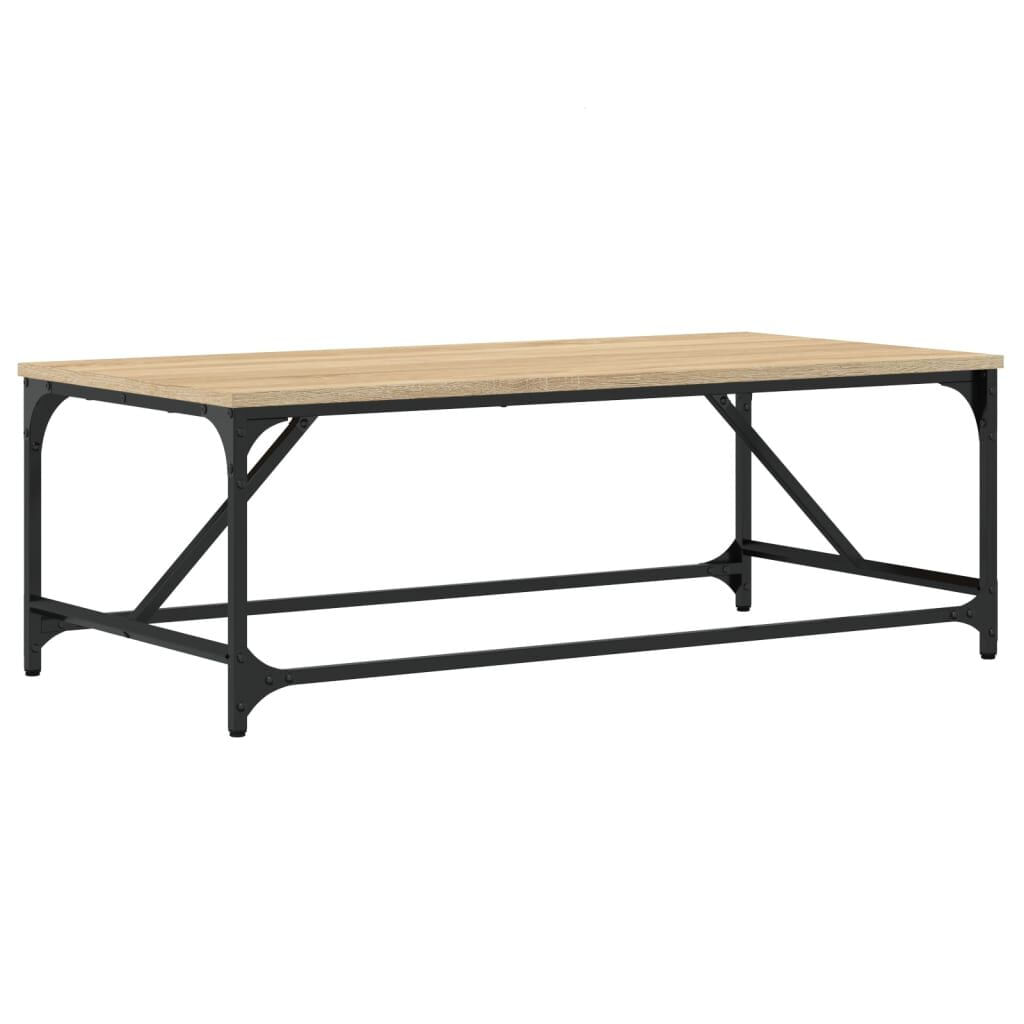 VidaXL Tavolino da Salotto Rovere Sonoma 100x50x35cm Legno Multistrato VidaXL 835330 tavolino da caffè, comodino e consolle da soggiorno
