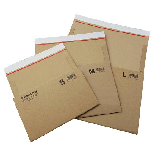 BLASETTI Scatola altezza variabile in cartone avana BOOKBOX L 36,5X25X8cm BLASETTI