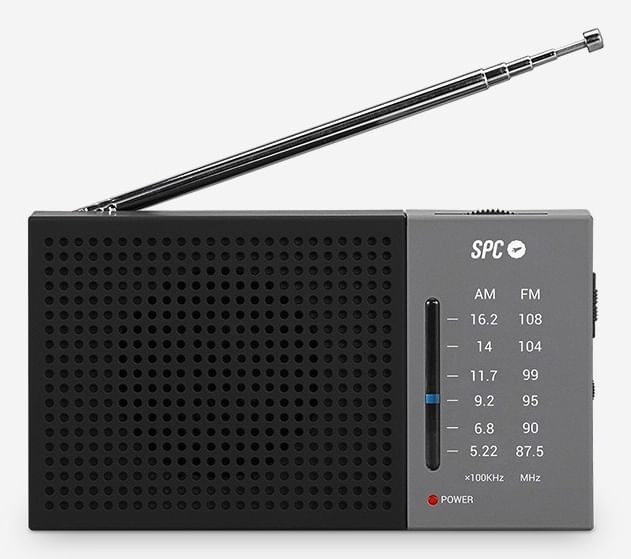 SPC Jetty Lite Portatile Digitale Nero, Grigio