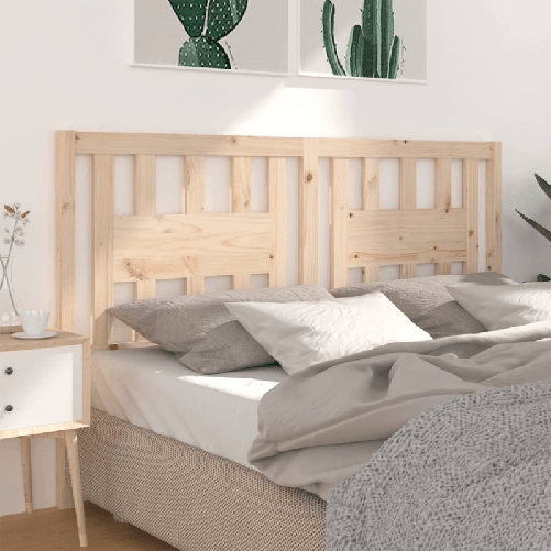VidaXL Testiera per Letto 206x4x100 cm in Legno Massello di Pino VidaXL 818690 testiera e pedana