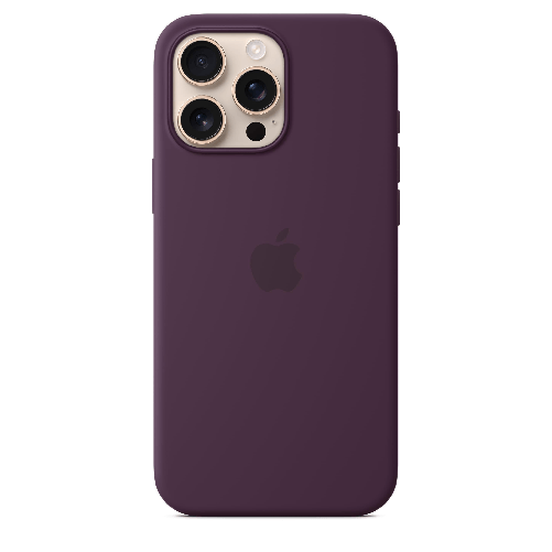 Apple Custodia MagSafe in silicone per iPhone 16 Pro Max - Prugna