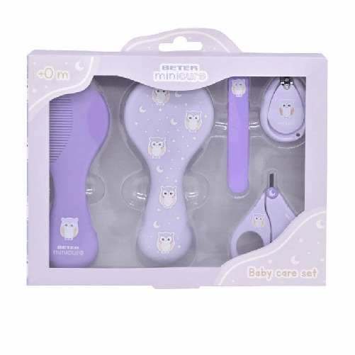 Set Regalo per Neonati Beter Mini Cure Baby Care Búho Gufo 5 Pezzi