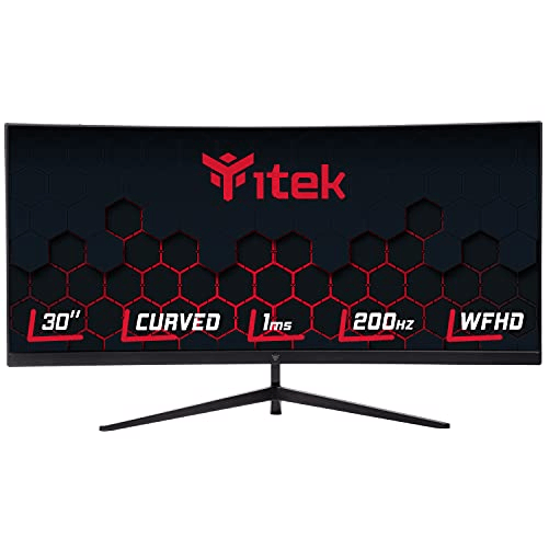 itek GGC Monitor PC 76,2 cm (30") 2560 x 1080 Pixel UltraWide Full HD LED Nero