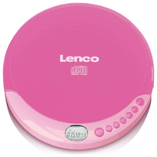 Lenco CD-011 190 g Rosa Lettore CD portatile Lenco CD-011 Lettore CD portatile Rosa