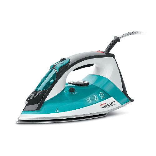 Polti Vaporella QuickandComfort QC120 Ferro da Stiro con Piastra in Acciaio Inossidabile Impugnatura con Cuscinetto Polti Vaporella Quick & Comfort QC