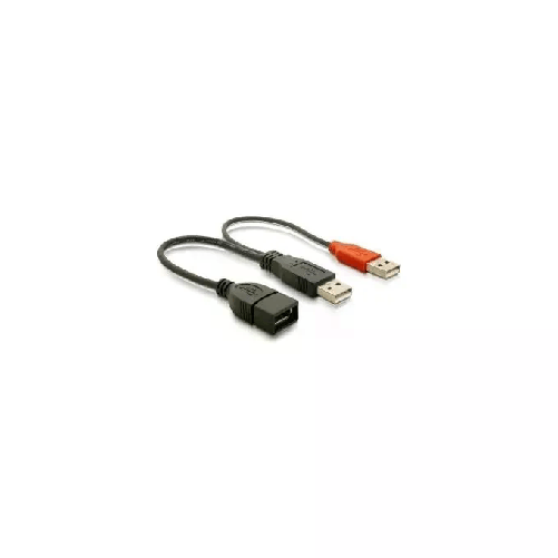 Link SDOPPIATORE USB A FEMMINA - 2 X A MASCHIO 22,5 CM DELOCK DeLOCK USB data / power cable cavo USB