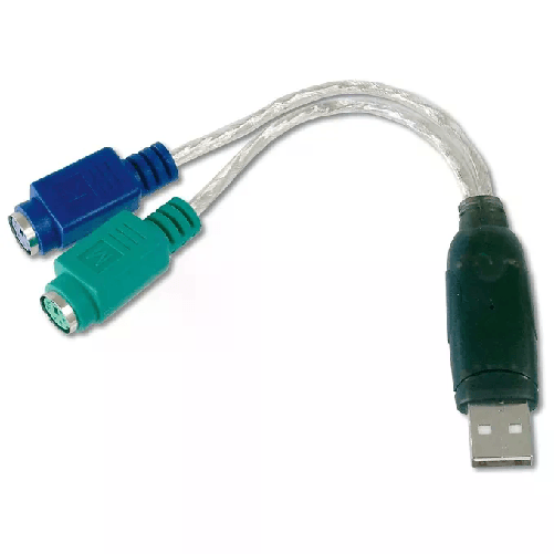 Digitus Adattatore Ps2/Usb Per Connettere Mouse E Tastiera Ps/2 Alla Porta Usb Tipo A Digitus USB -> Adattatore PS/2