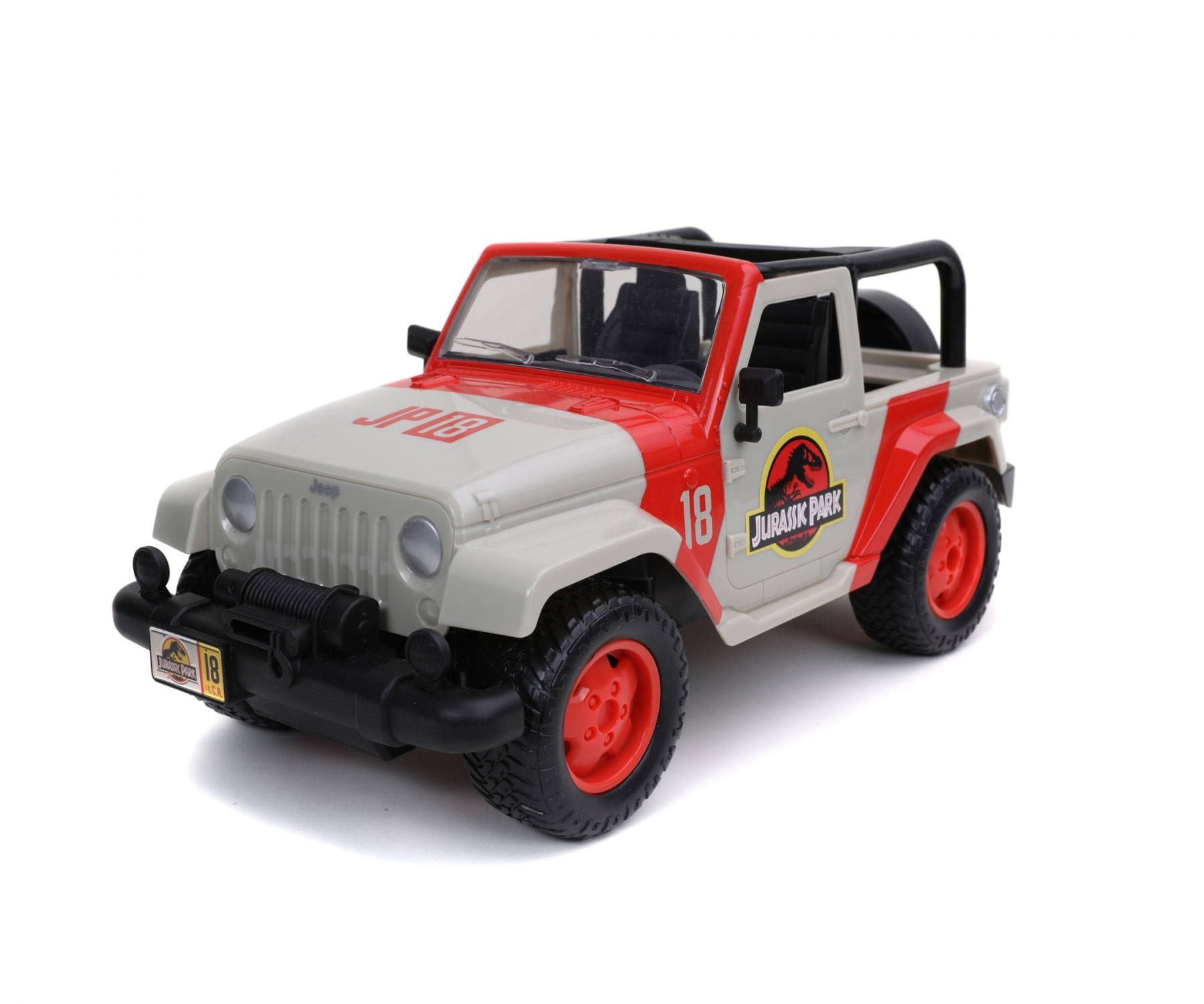 Jurassic World Jada Toys Jada RC Jurassic World Jeep Wrangler 1:16 modellino radiocomandato (RC Jada Toys Jada RC Jurassic World Jeep Wrangler 1:16 mo