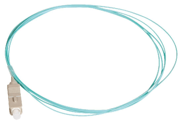 Lanview LVO231399 cavo a fibre ottiche 2 m SC/UPC OM3 Colore acqua (SC/UPC Pigtail Multimode 2m - OM3 50/125 PVC EASY ST