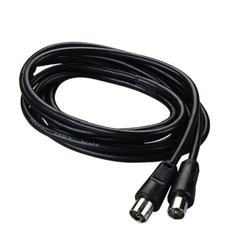 Poly Pool Cavo antenna Poly Pool, modello PP0620, Cable Tv, colore Nero, per connessioni televisive efficienti Poly Pool PP0620 cavo coassiale 2 m F P