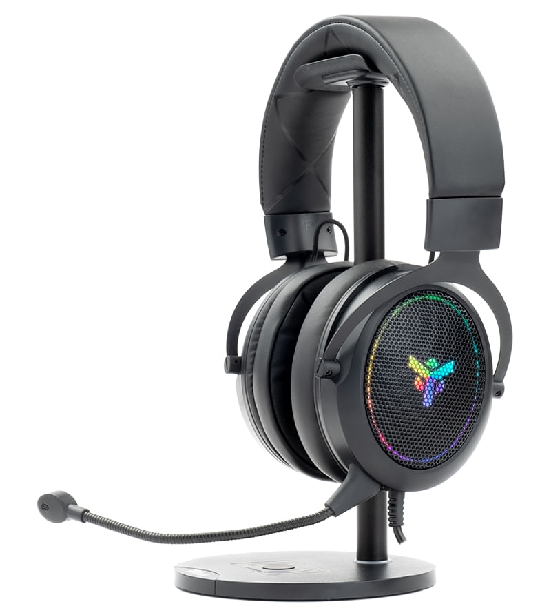Itek Cuffie Gaming 71 Virtuale Contr.Volume Rgb Led Usb Mic Removibile itek H500 Auricolare Cablato A Padiglione Gaming Nero