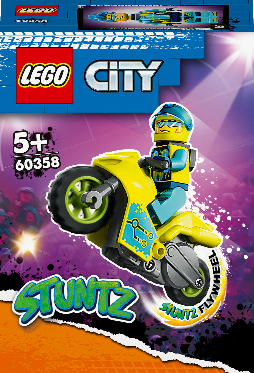 Lego 60358 LEGO CITY CYBER STUNT BIKE LEGO City Cyber Stunt Bike