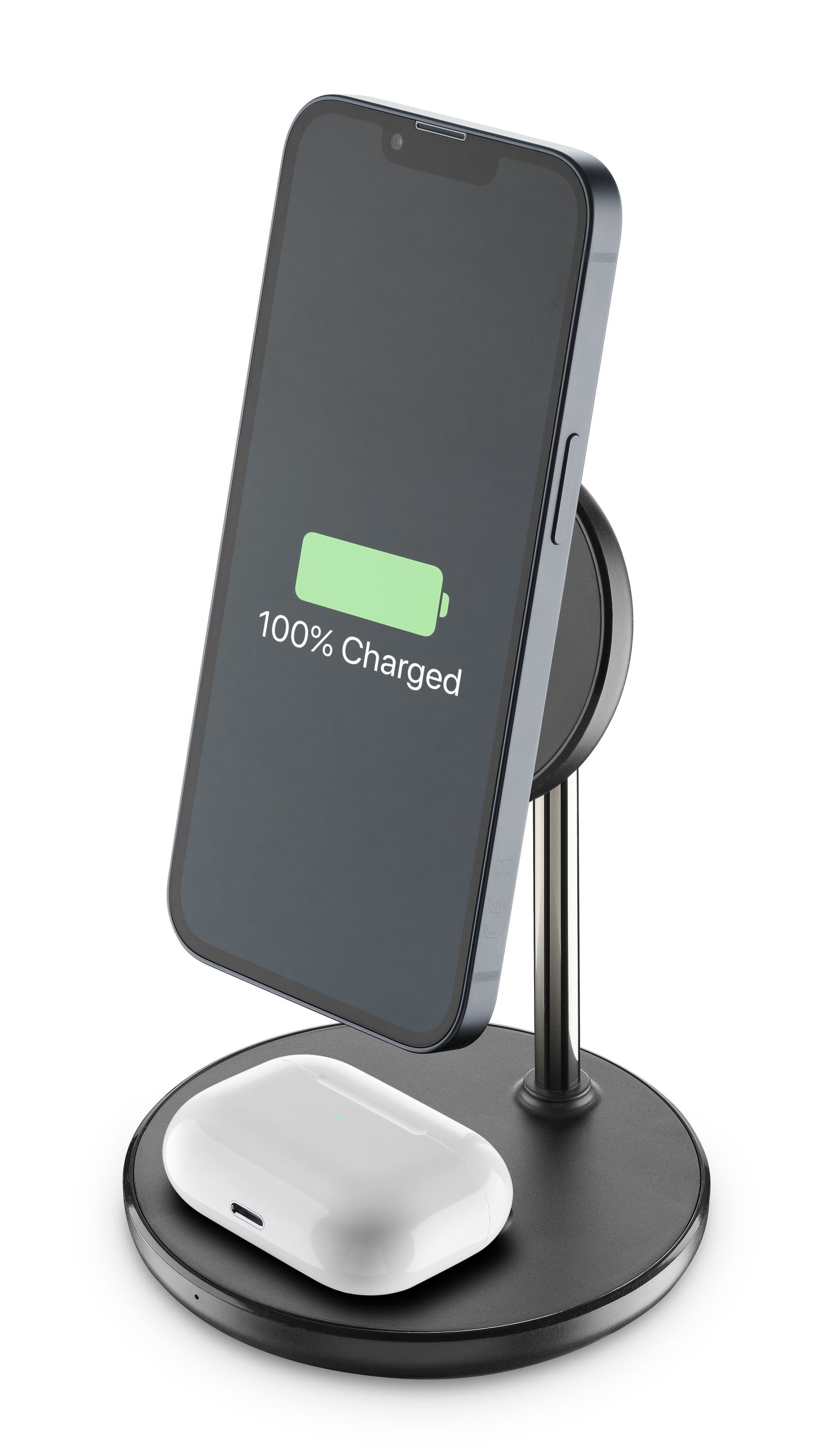 Cellular Line Cellularline Mag Duo Wireless Charger Supporto con carica wireless 2 in 1 per dispositivi Apple Cellularline Mag Duo Wireless Charger Su