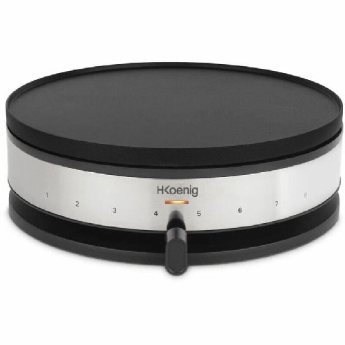 Hkoenig H.Koenig KREP56 crepiera 1500 W Nero, Acciaio inox H.Koenig KREP56 crepiera 1500 W Nero, Acciaio inox