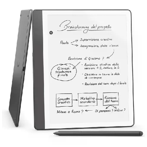 Amazon Kindle Scribe 16Gb Schermo 10.2'' ridisegnato con bordi uniformi Amazon Kindle Scribe lettore e-book Touch screen 16 GB Wi-Fi Antracite