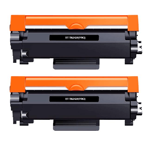 Brother TN2420/TN2410 Nero Confezione da 2 cartucce toner generiche