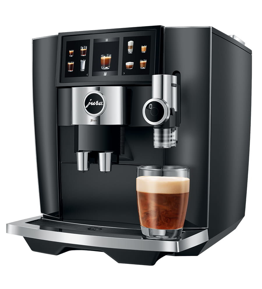 Jura J8 Twin Diamond Black Macchina da Caffe' Automatica 31 Preparazioni JURA J8 twin Automatica Macchina per espresso 1,9 L