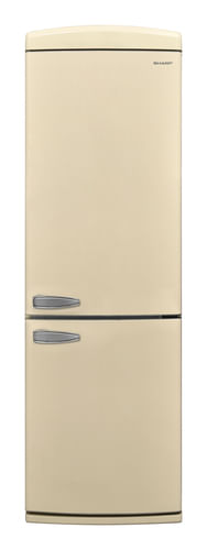 Sharp SJ NRA11RMXJD Frigorifero Combinato Libera Installazione Classe Energetica D Retro Beige Sharp SJ-NRA11RMXJD frigorifero con congelatore Libera